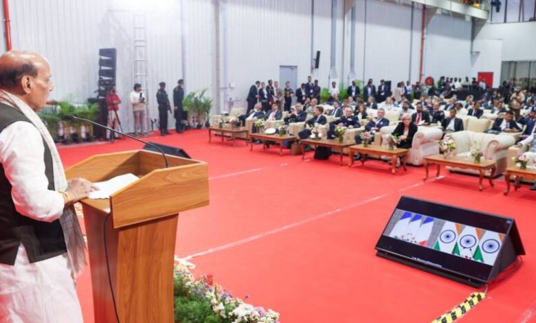 H125 हेलिकॉप्टर असेंबली लाइन लॉन्च पर बोले राजनाथ सिंह—भारत-फ्रांस साझेदारी की कोई सीमा नहीं